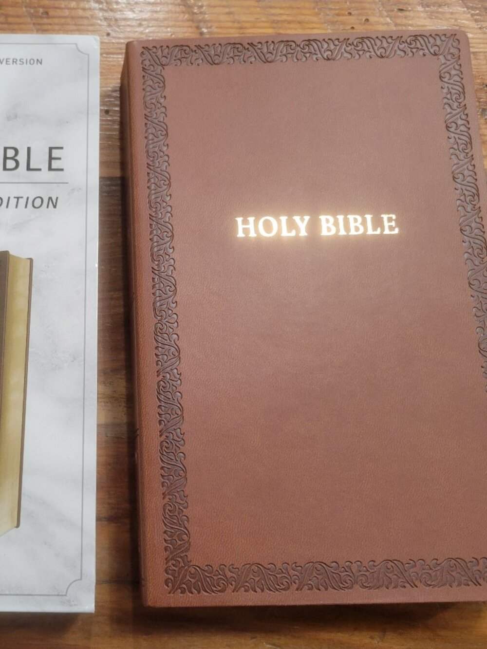 NIV Holy Bible Soft Touch Edition Leathersoft Brown Comfort Print Zonderva 2011